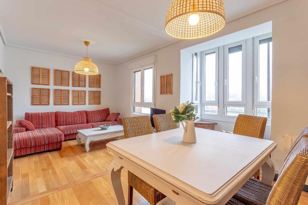Apartamento Kuia Con Vistas Frontales A La Ria De Bilbao Cerca Del Metro Erandio Zewnętrze zdjęcie