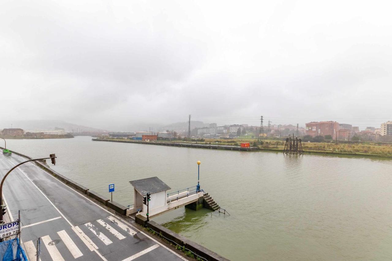 Apartamento Kuia Con Vistas Frontales A La Ria De Bilbao Cerca Del Metro Erandio Zewnętrze zdjęcie